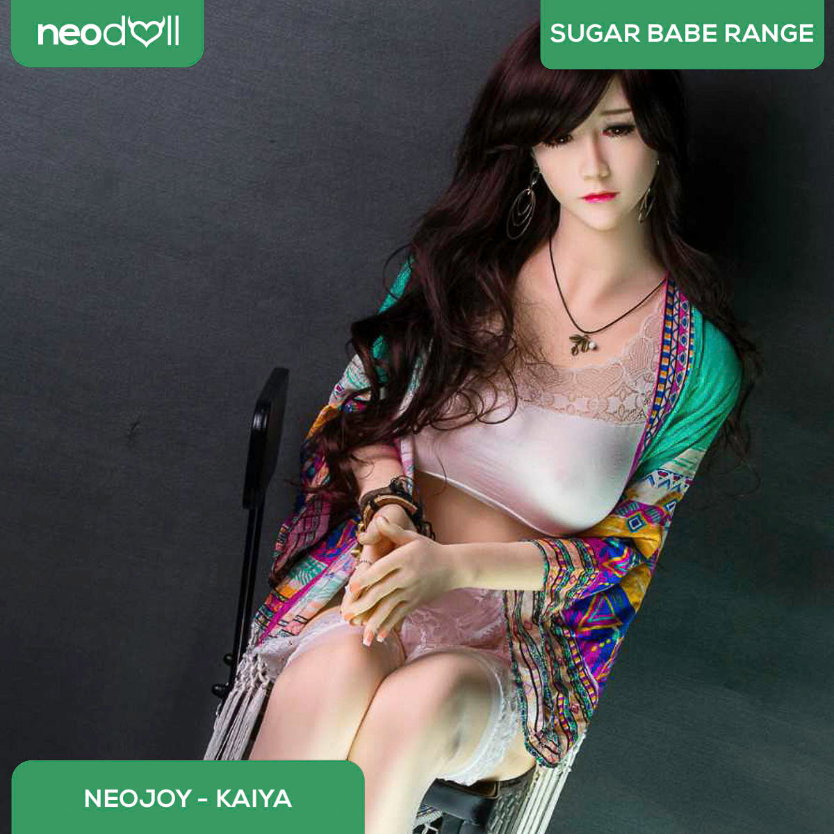 Neodoll Sugar Babe - Kaiya - Poupée de Sexe Réaliste - 165cm - Gel Sein - Naturel