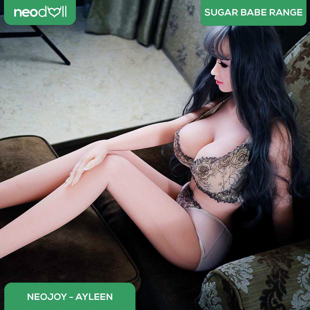 Neodoll Sugar Babe - Ayleen - Poupée de Sexe Réaliste - 165cm - Gel Sein - Naturel