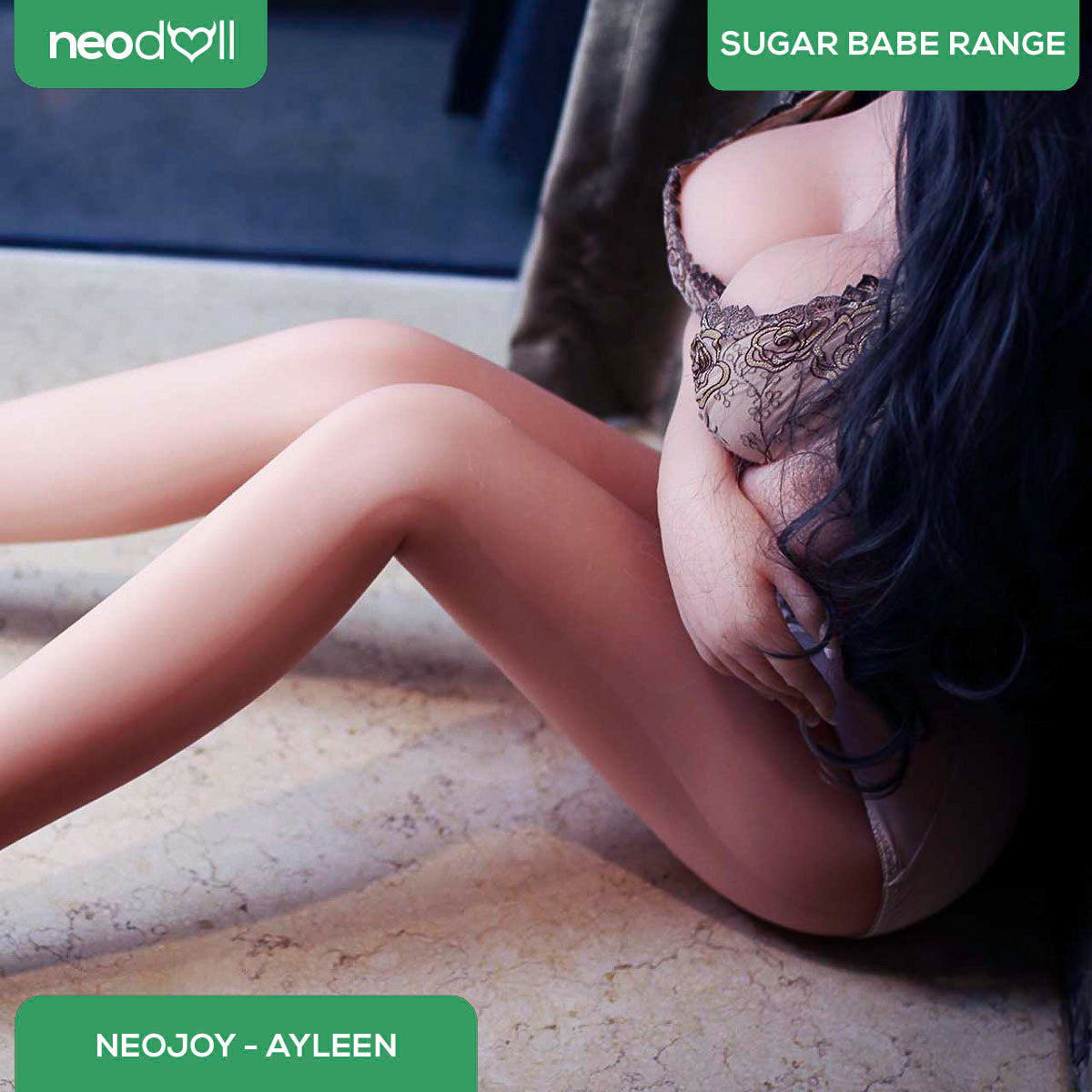 Neodoll Sugar Babe - Ayleen - Poupée de Sexe Réaliste - 165cm - Gel Sein - Naturel