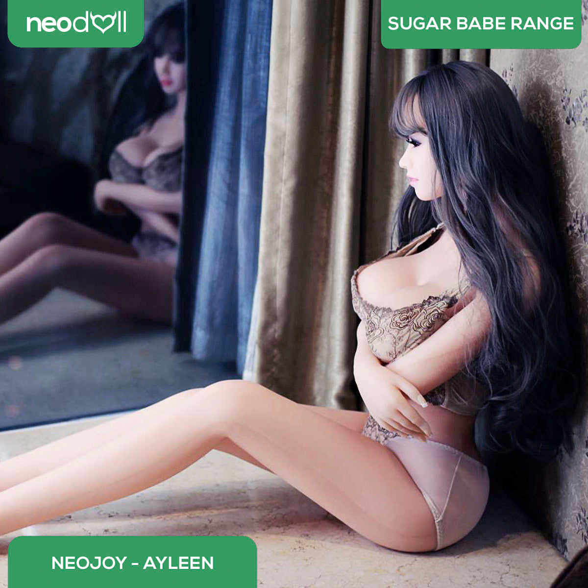 Neodoll Sugar Babe - Ayleen - Poupée de Sexe Réaliste - 165cm - Gel Sein - Naturel