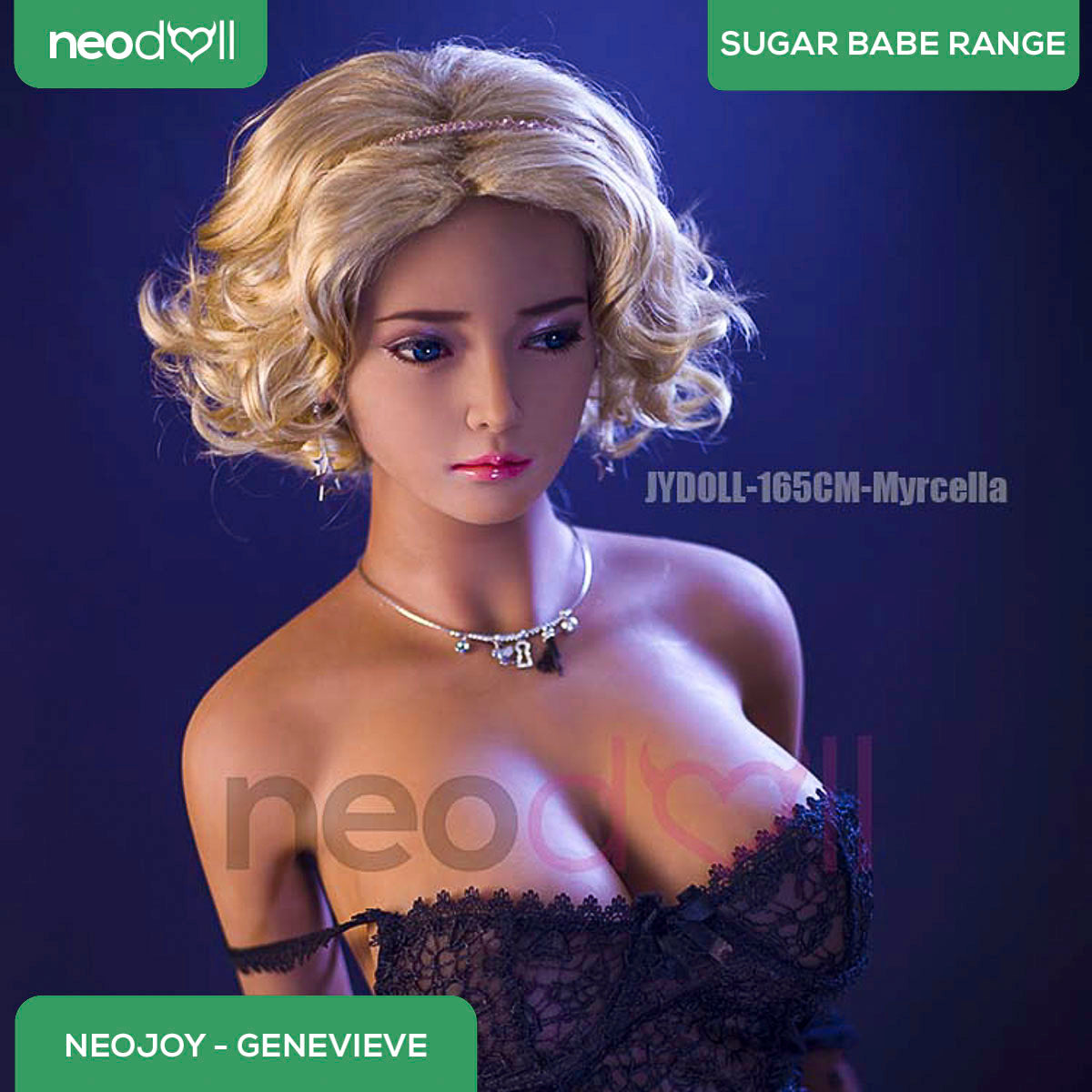 Neodoll Sugar Babe - Genevieve - Poupée de Sexe Réaliste - Utérus - 165cm - Du blé