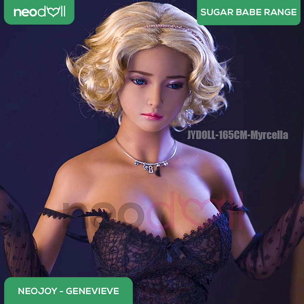Neodoll Sugar Babe - Genevieve - Poupée de Sexe Réaliste - Utérus - 165cm - Du blé