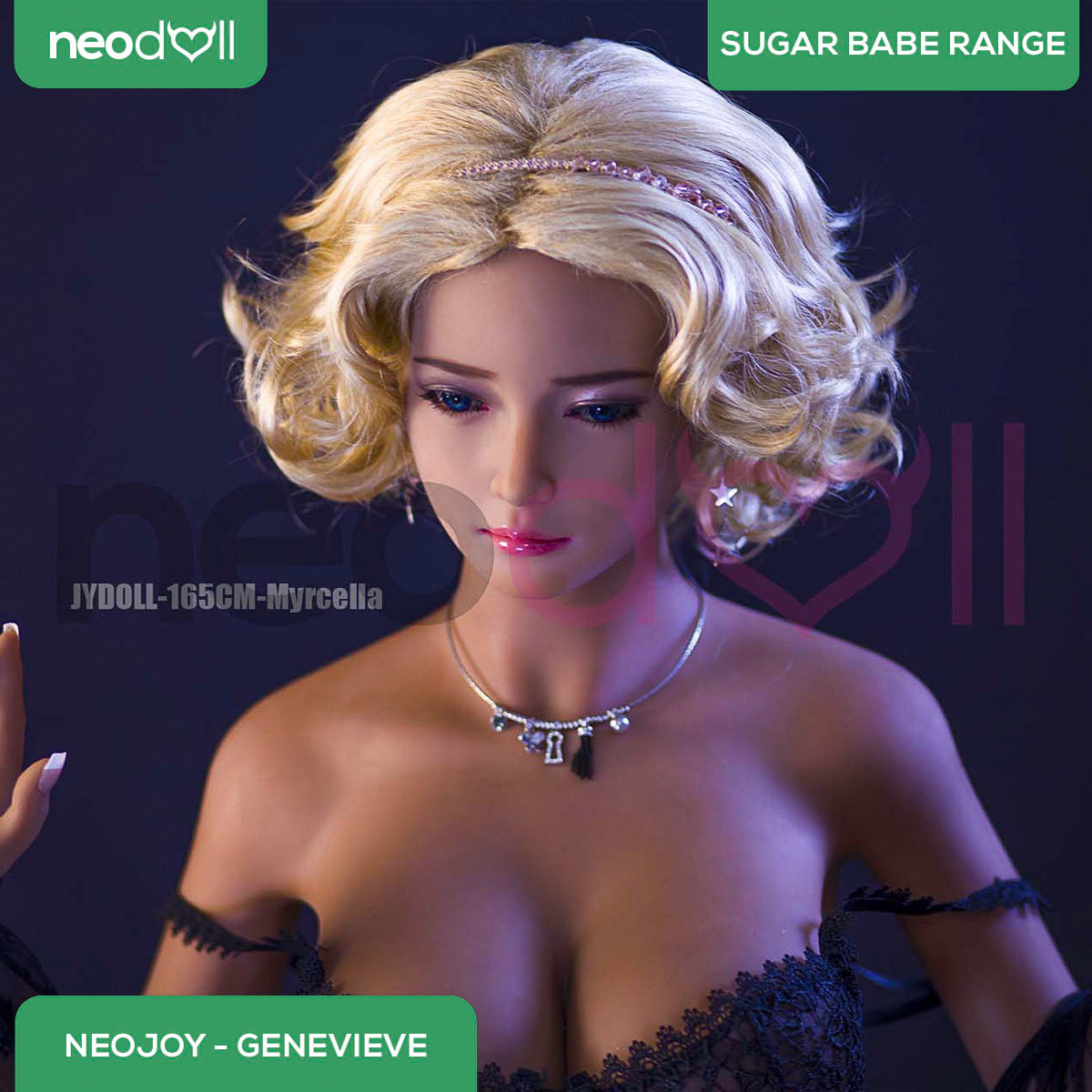 Neodoll Sugar Babe - Genevieve - Poupée de Sexe Réaliste - Utérus - 165cm - Du blé