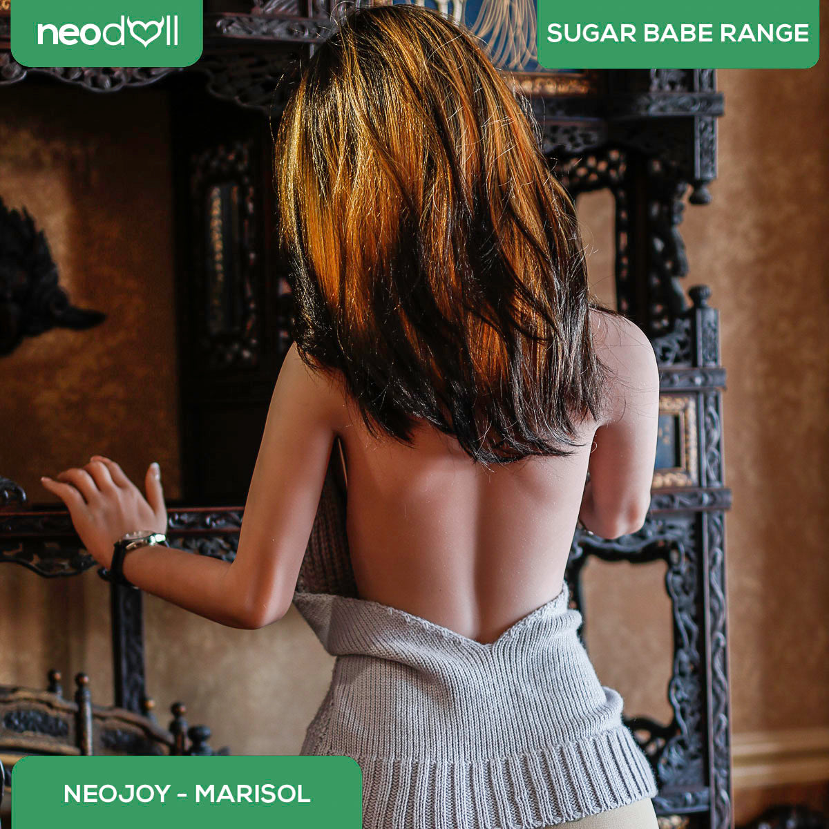 Neodoll Sugar Babe - Marisol - Poupée de Sexe Réaliste - Utérus - 168cm - Du blé
