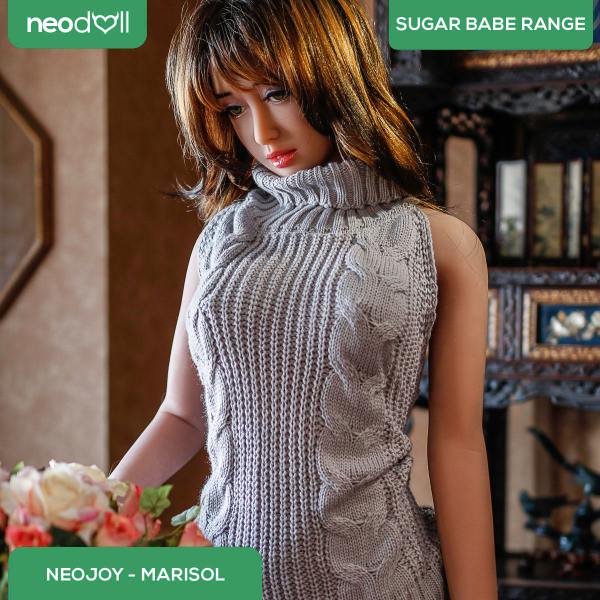 Neodoll Sugar Babe - Marisol - Poupée de Sexe Réaliste - Utérus - 168cm - Du blé