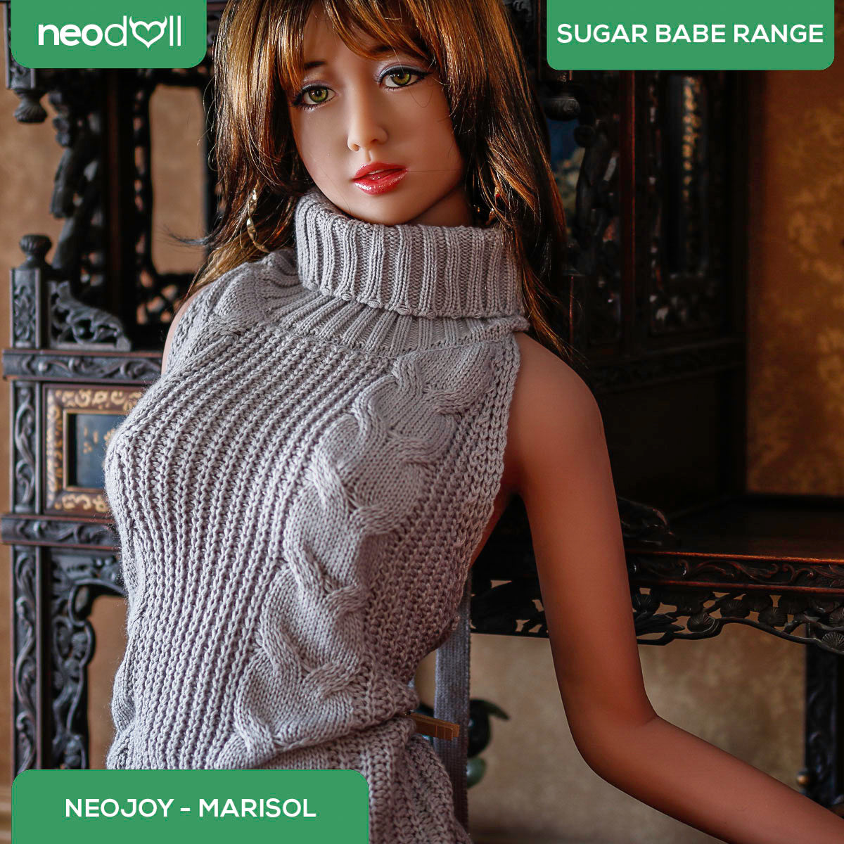 Neodoll Sugar Babe - Marisol - Poupée de Sexe Réaliste - Utérus - 168cm - Du blé