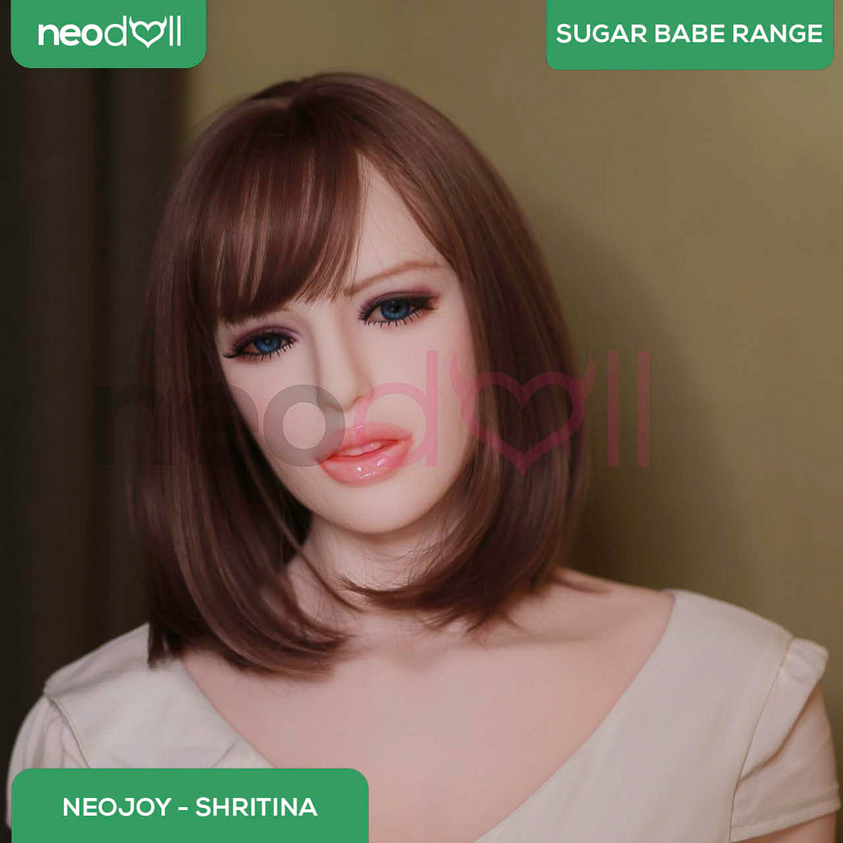 Neodoll Sugar Babe - Shritina - Poupée de Sexe Réaliste - 175cm - Gel Sein - Utérus - Naturel