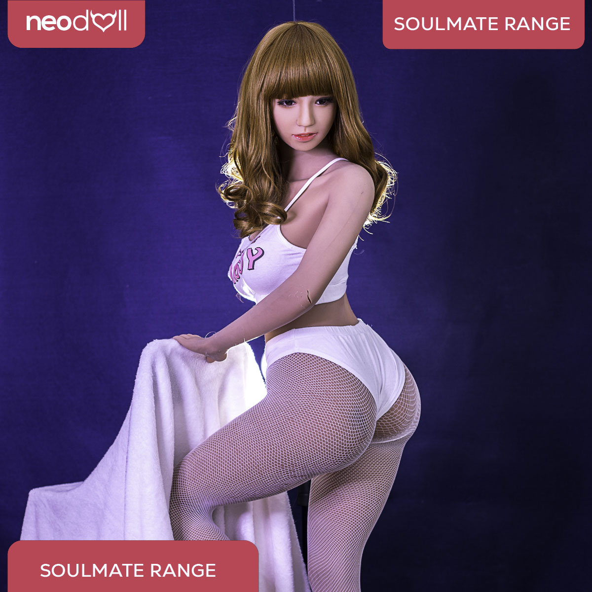 SoulMate - Lillian - Poupée de Sexe Réaliste - 157cm - Brun Clair
