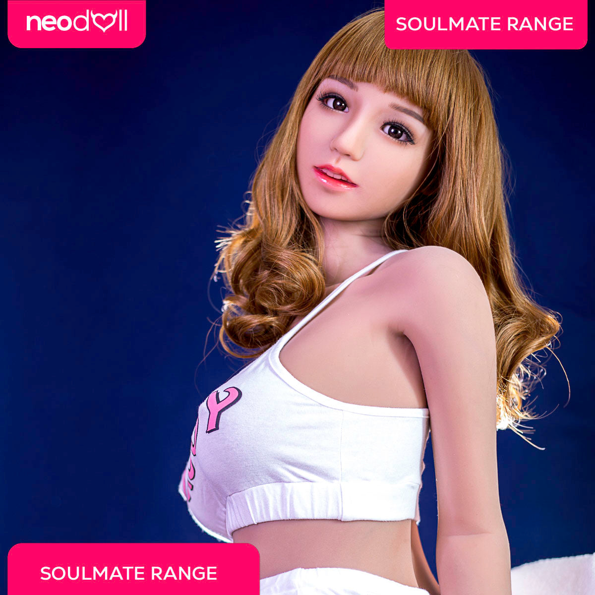 SoulMate - Lillian - Poupée de Sexe Réaliste - 157cm - Brun Clair