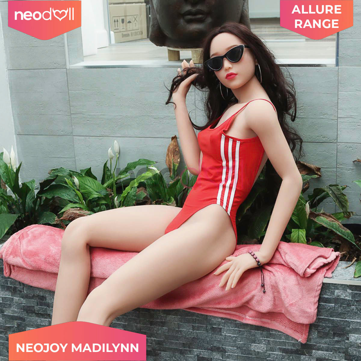 Neodoll Allure Madilynn - Poupée de Sexe Réaliste - 170cm - Bronzage Léger