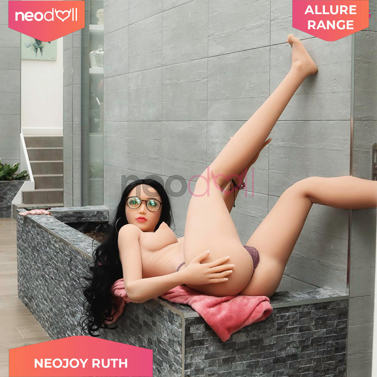 Neodoll Allure Ruth - Poupée de Sexe Réaliste - 170cm - Bronzer