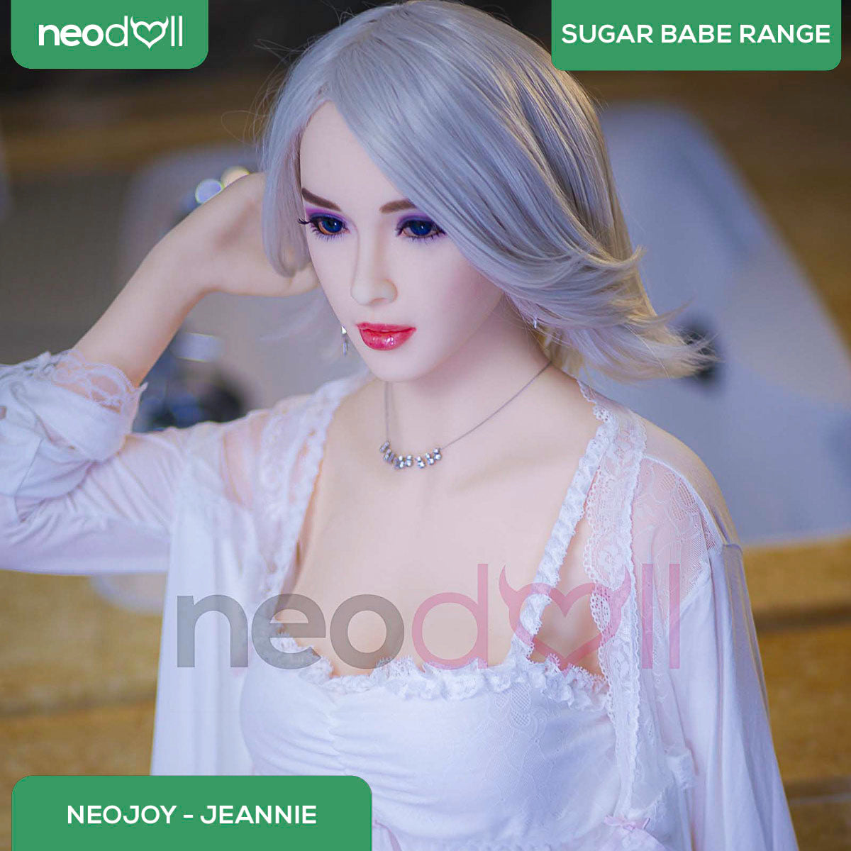 Neodoll Sugar Babe - Jeannie - Poupée de Sexe Réaliste - Utérus - 158cm - Naturel