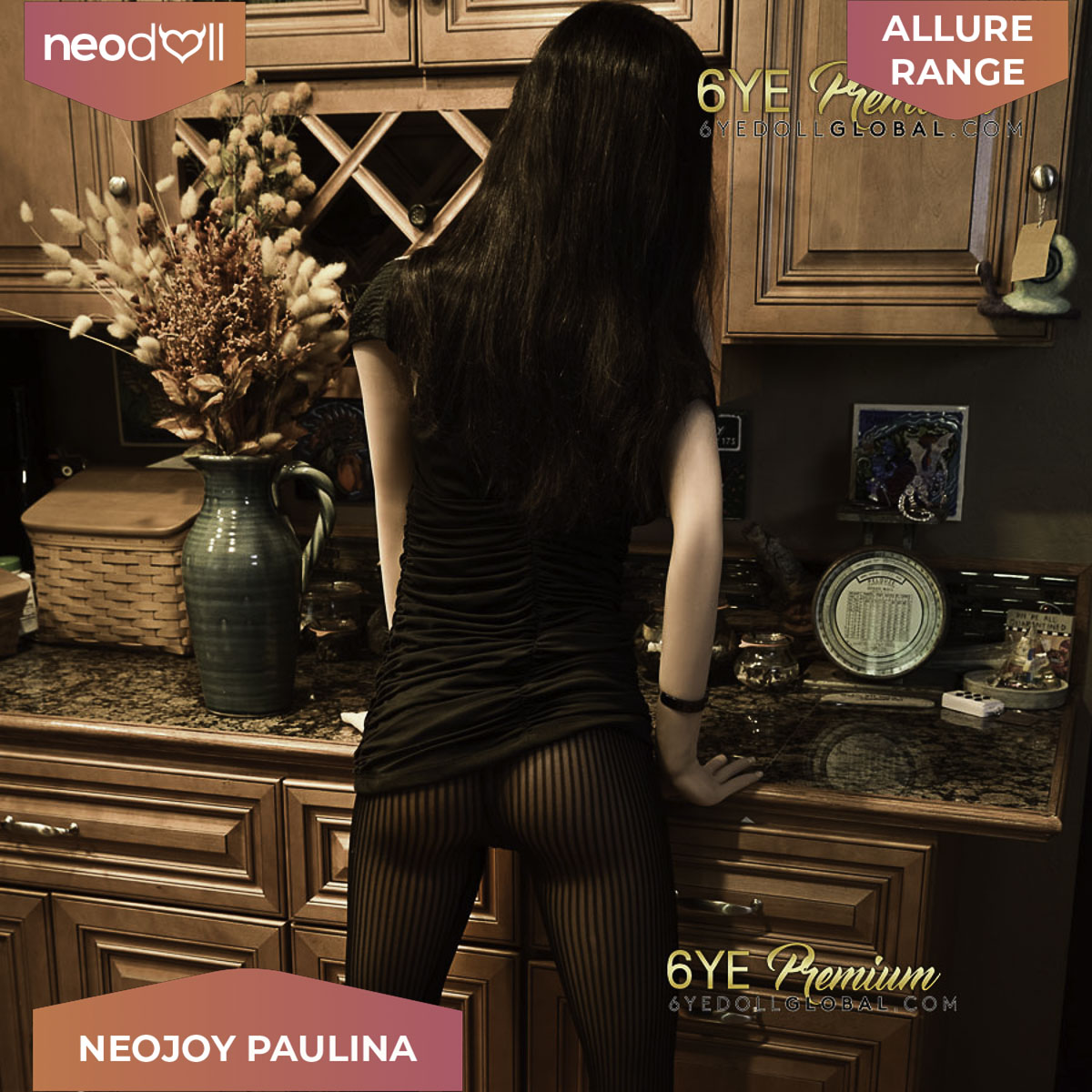 Neodoll Allure Paulina - Poupée de Sexe Réaliste - 171cm - Bronzer
