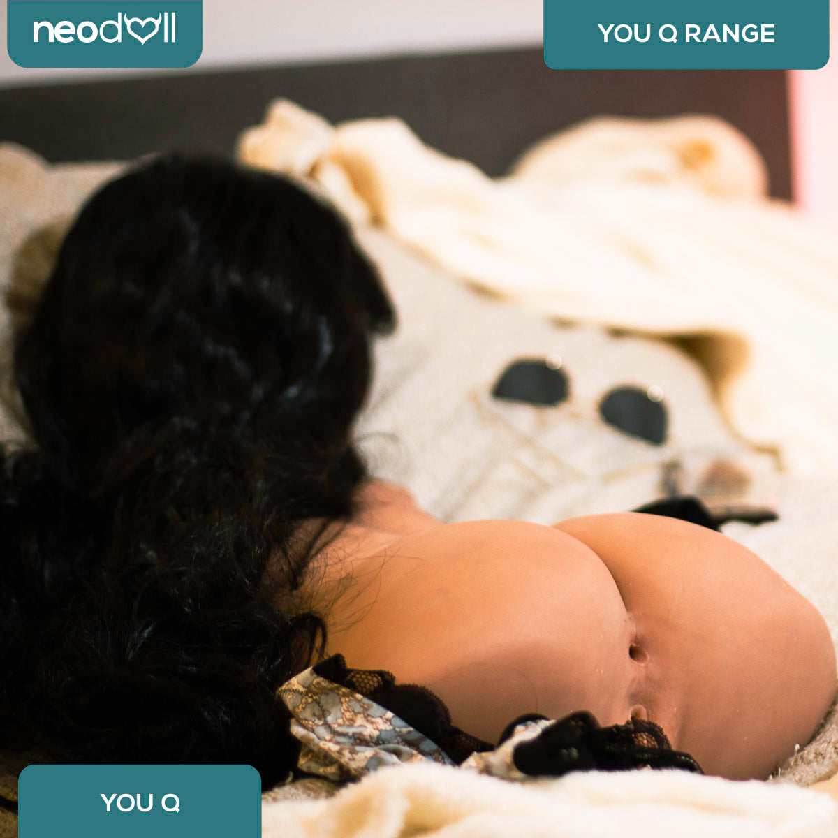 YouQ - Lyra - Torse de Poupée Sexuelle - Gel Sein - Bronzage Léger