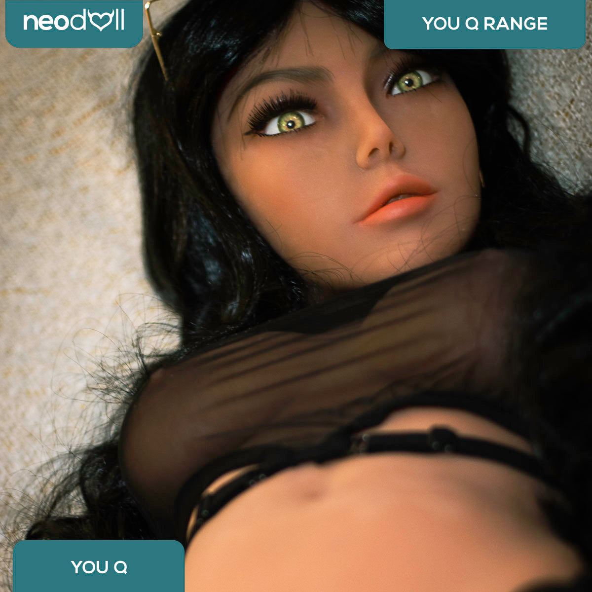 YouQ - Lyra - Torse de Poupée Sexuelle - Gel Sein - Bronzage Léger