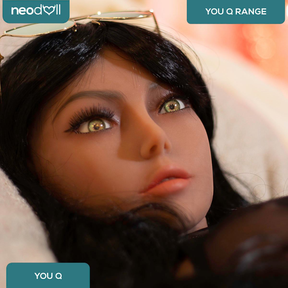 YouQ - Lyra - Torse de Poupée Sexuelle - Gel Sein - Bronzage Léger