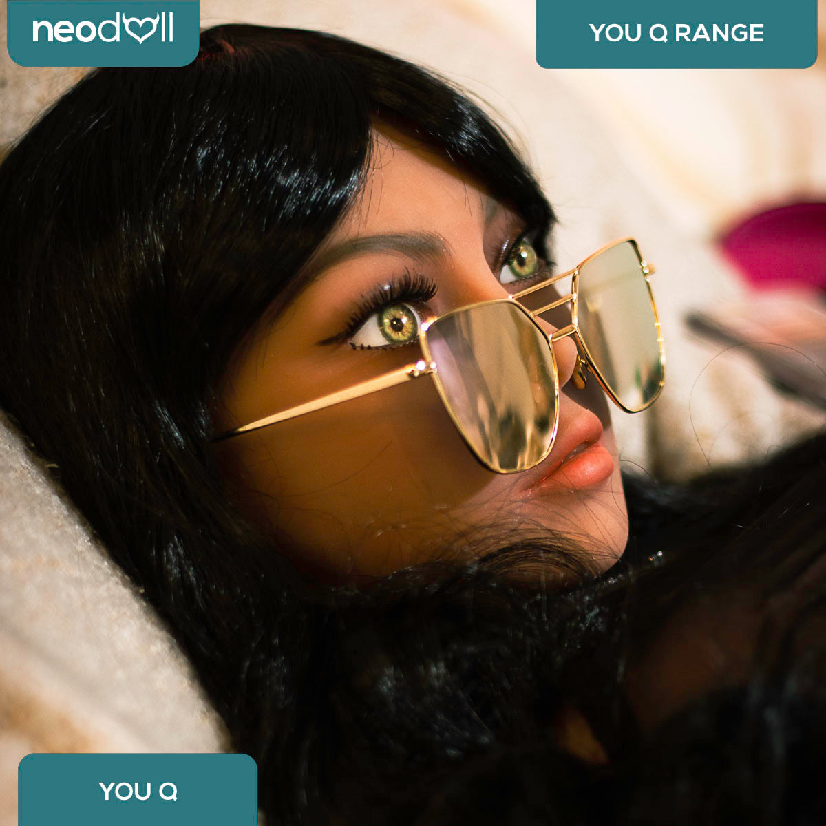 YouQ - Lyra - Torse de Poupée Sexuelle - Gel Sein - Bronzage Léger