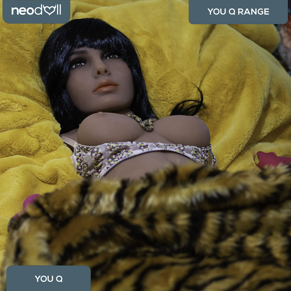YouQ Doll - Anna - Torse de Poupée Sexuelle - Gel Sein - Bronzage Léger