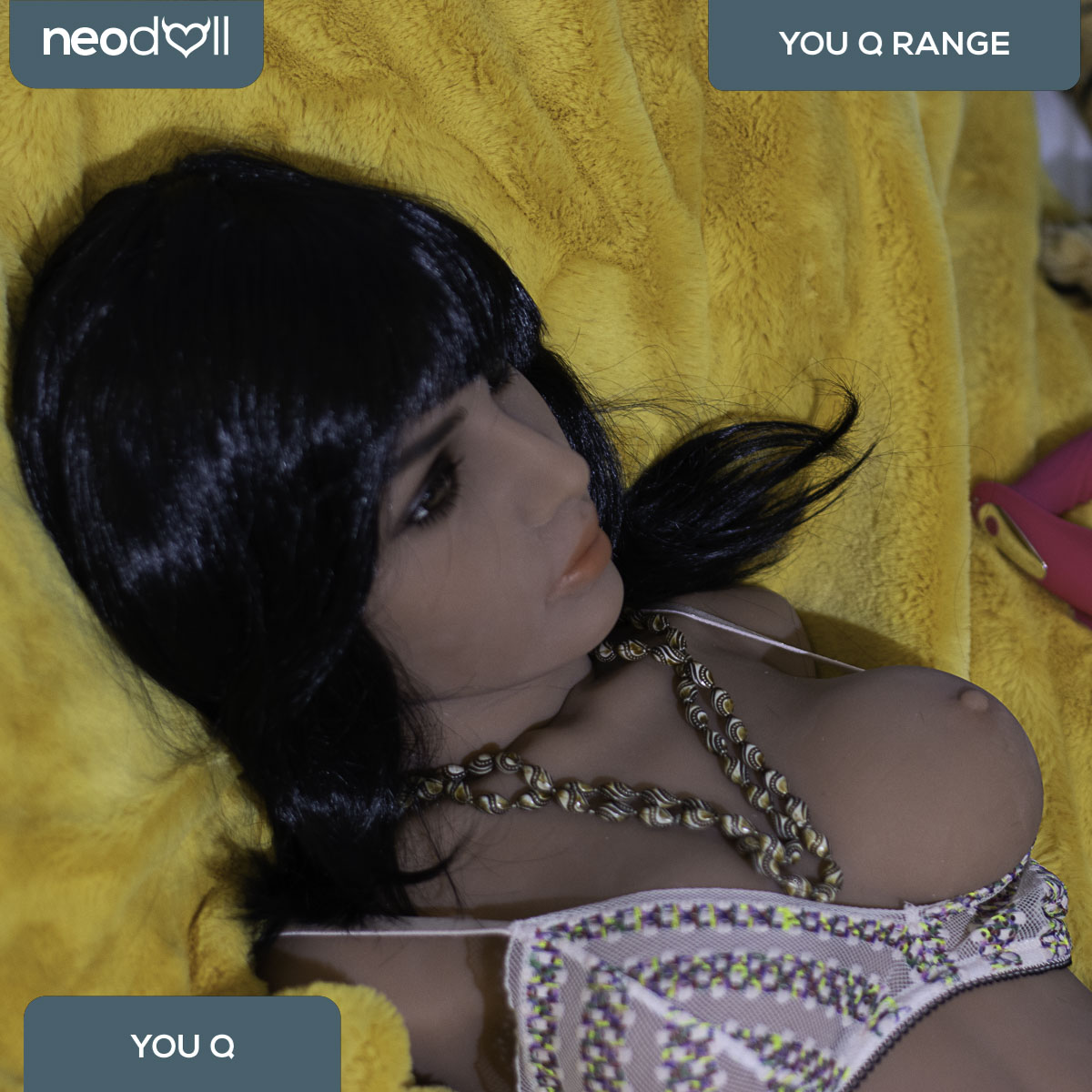YouQ Doll - Anna - Torse de Poupée Sexuelle - Gel Sein - Bronzage Léger