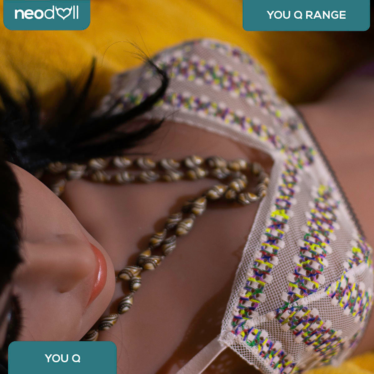 YouQ Doll - Anna - Torse de Poupée Sexuelle - Gel Sein - Bronzage Léger