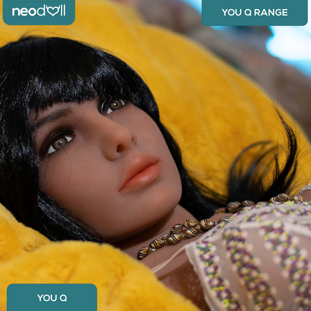 YouQ Doll - Anna - Torse de Poupée Sexuelle - Gel Sein - Bronzage Léger