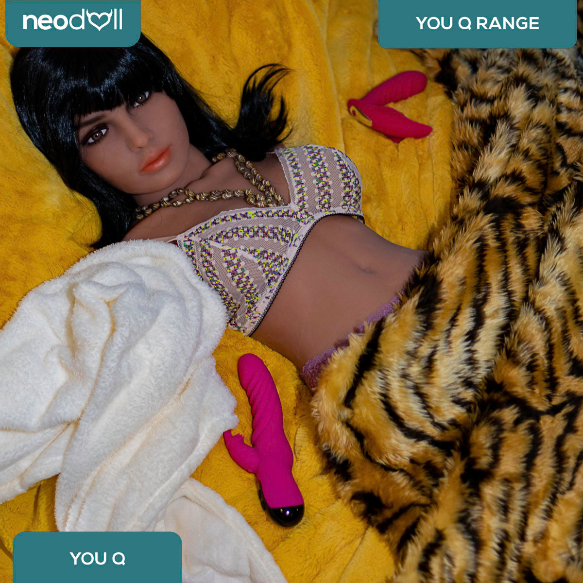 YouQ Doll - Anna - Torse de Poupée Sexuelle - Gel Sein - Bronzage Léger