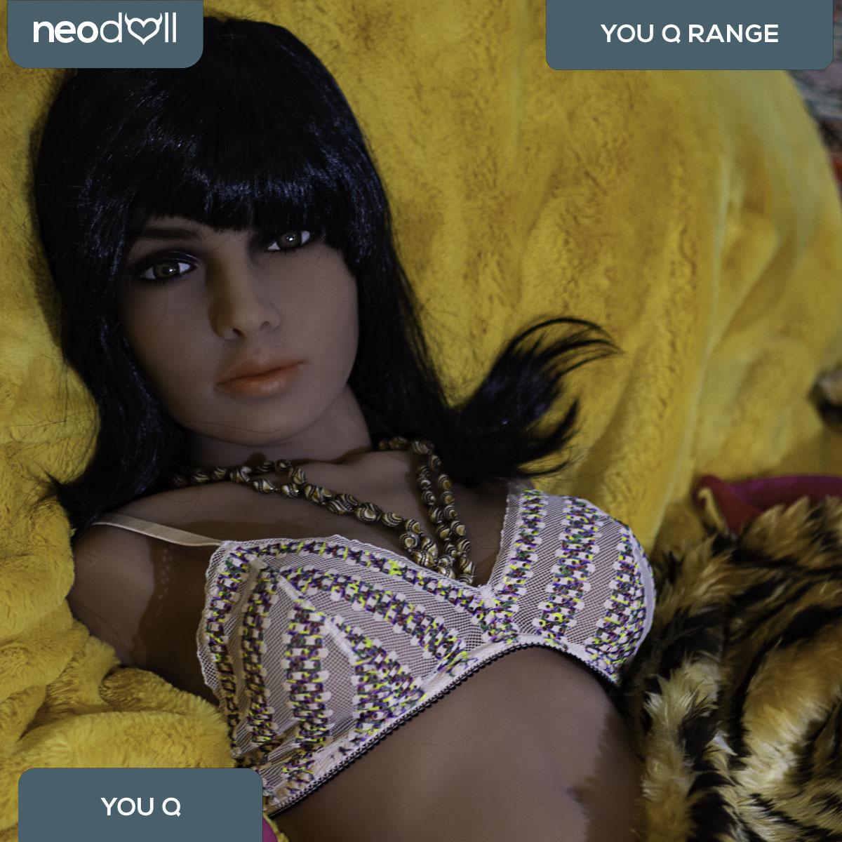 YouQ Doll - Anna - Torse de Poupée Sexuelle - Gel Sein - Bronzage Léger