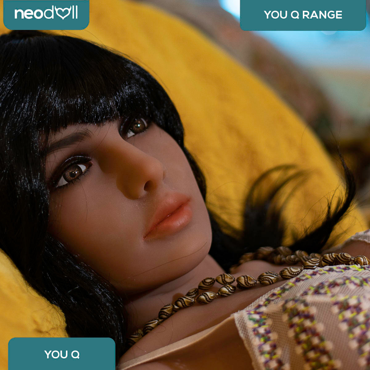 YouQ Doll - Anna - Torse de Poupée Sexuelle - Gel Sein - Bronzage Léger