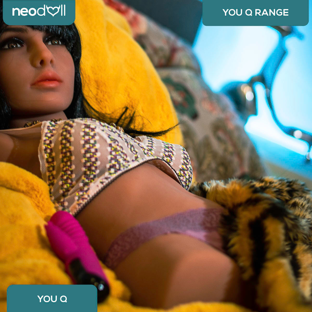 YouQ Doll - Anna - Torse de Poupée Sexuelle - Gel Sein - Bronzage Léger