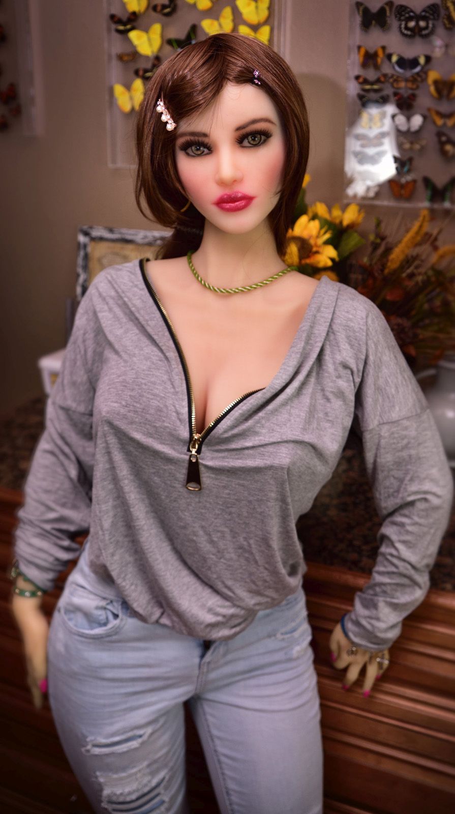 Doll Forever Christi 165cm Big Breast - Poupée de Sexe Réaliste - Blanche