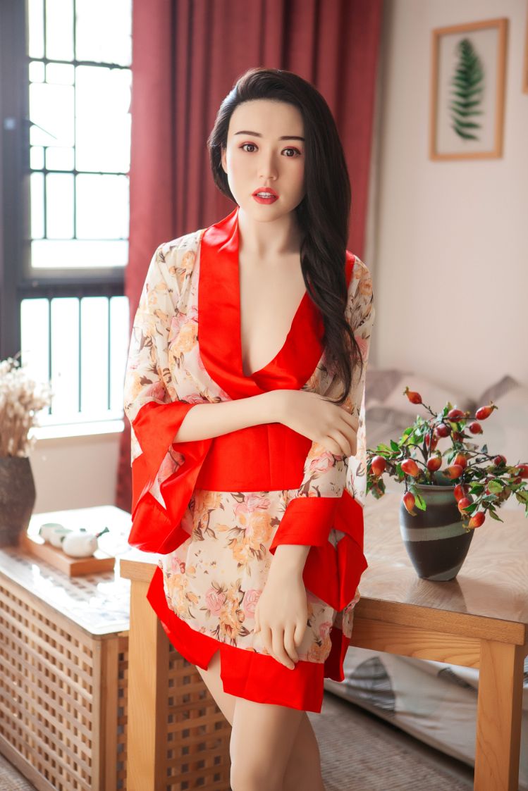 XYDoll - BeiBei - Poupée de Sexe Hybride en TPE Silicone - 168cm - Cheveux Implémentés - Naturel