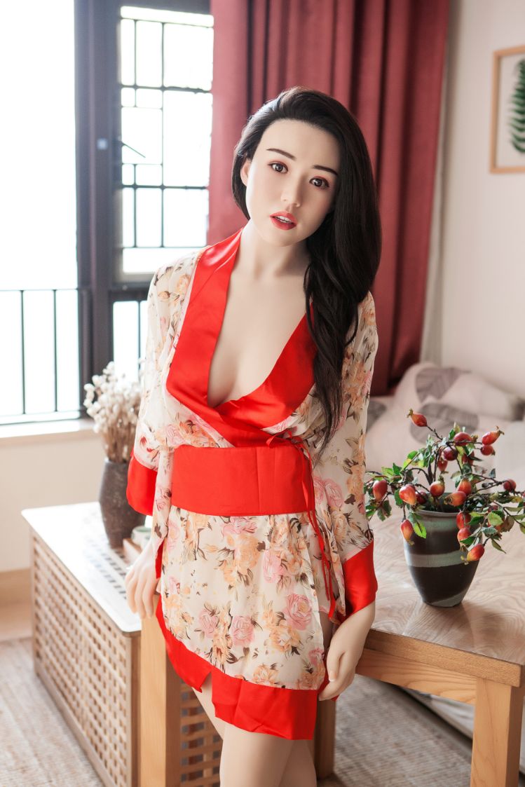 XYDoll - BeiBei - Poupée de Sexe Hybride en TPE Silicone - 168cm - Cheveux Implémentés - Naturel