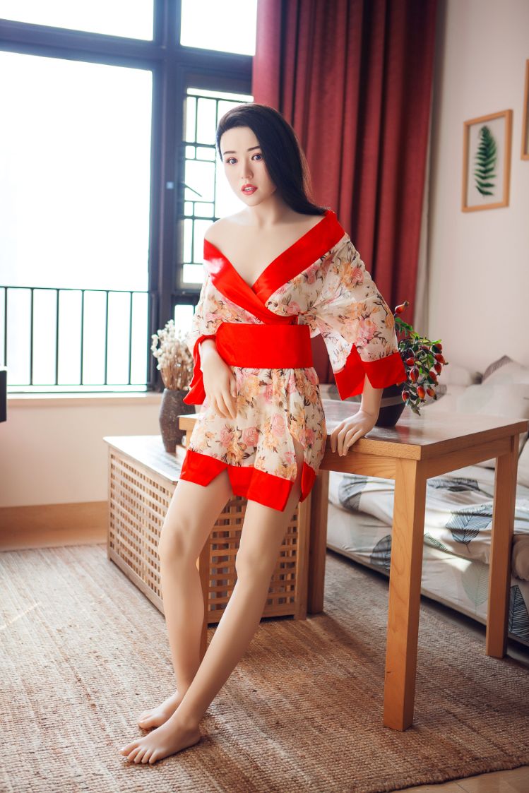XYDoll - BeiBei - Poupée de Sexe Hybride en TPE Silicone - 168cm - Cheveux Implémentés - Naturel