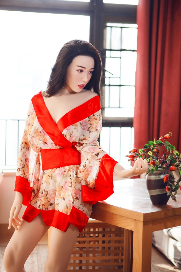 XYDoll - BeiBei - Poupée de Sexe Hybride en TPE Silicone - 168cm - Cheveux Implémentés - Naturel