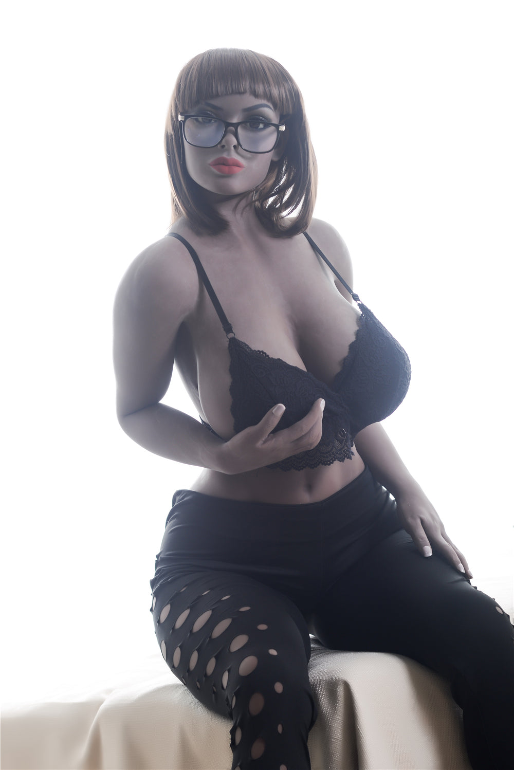 Neodoll Racy Amanda - Poupée de Sexe Réaliste - 158cm - Noire